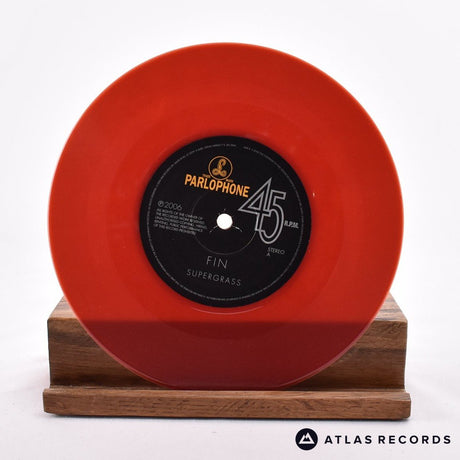 Supergrass - Fin - Burgundy 7" Vinyl Record - NM/NM