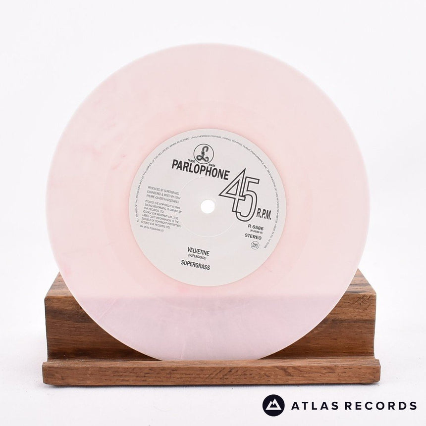 Supergrass - Grace - Pink Limited Edition 7" Vinyl Record - NM/NM