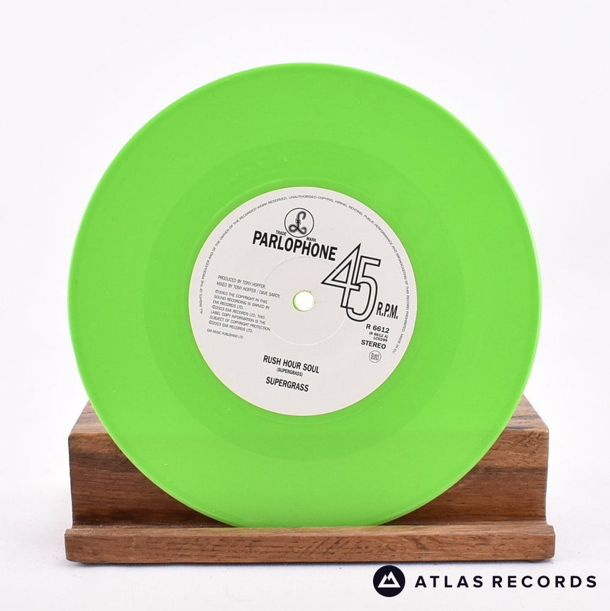 Supergrass - Rush Hour Soul - Green Insert 7" Vinyl Record - NM/NM
