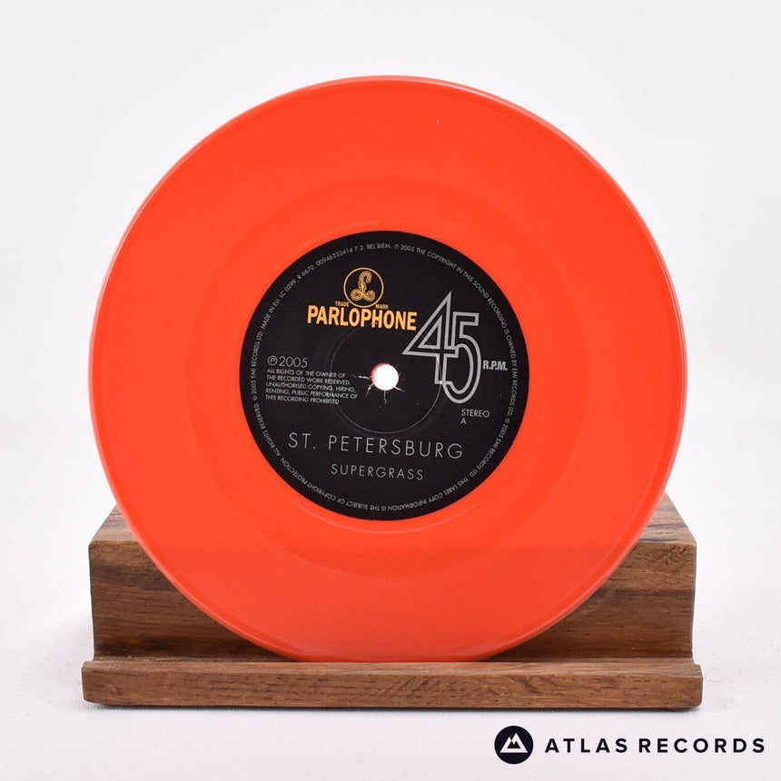 Supergrass - St. Petersburg - Red Limited Edition 7" Vinyl Record - NM/NM