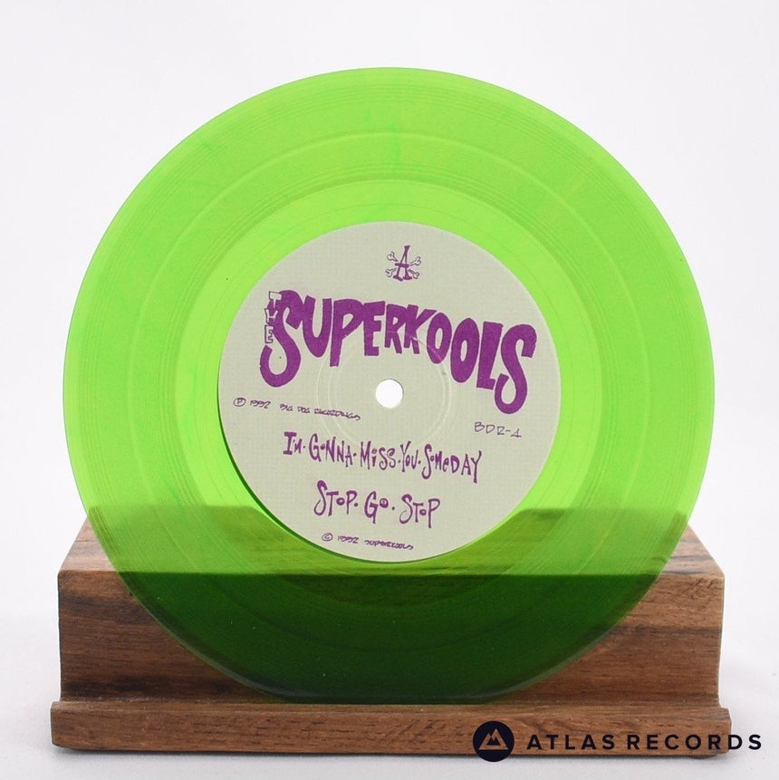 Superkools - I'm Gonna Miss You Someday - Green 7" Vinyl Record - EX/EX