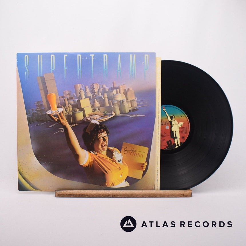 Supertramp Breakfast In America LP Vinyl Record - Front Cover & Record