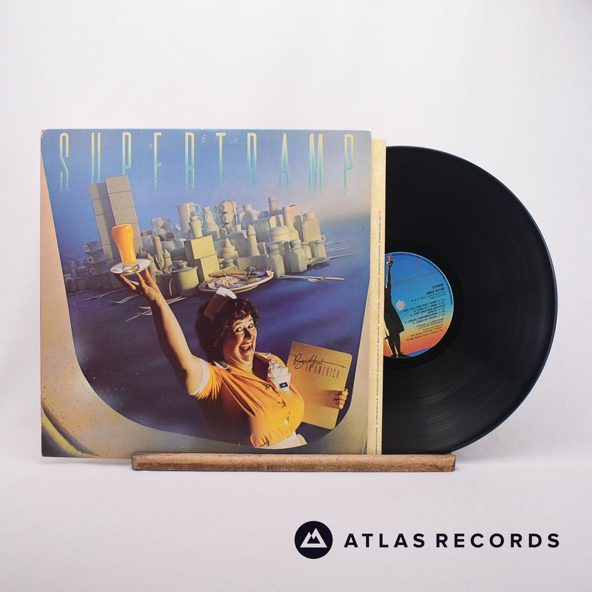Supertramp Breakfast In America LP Vinyl Record - Front Cover & Record