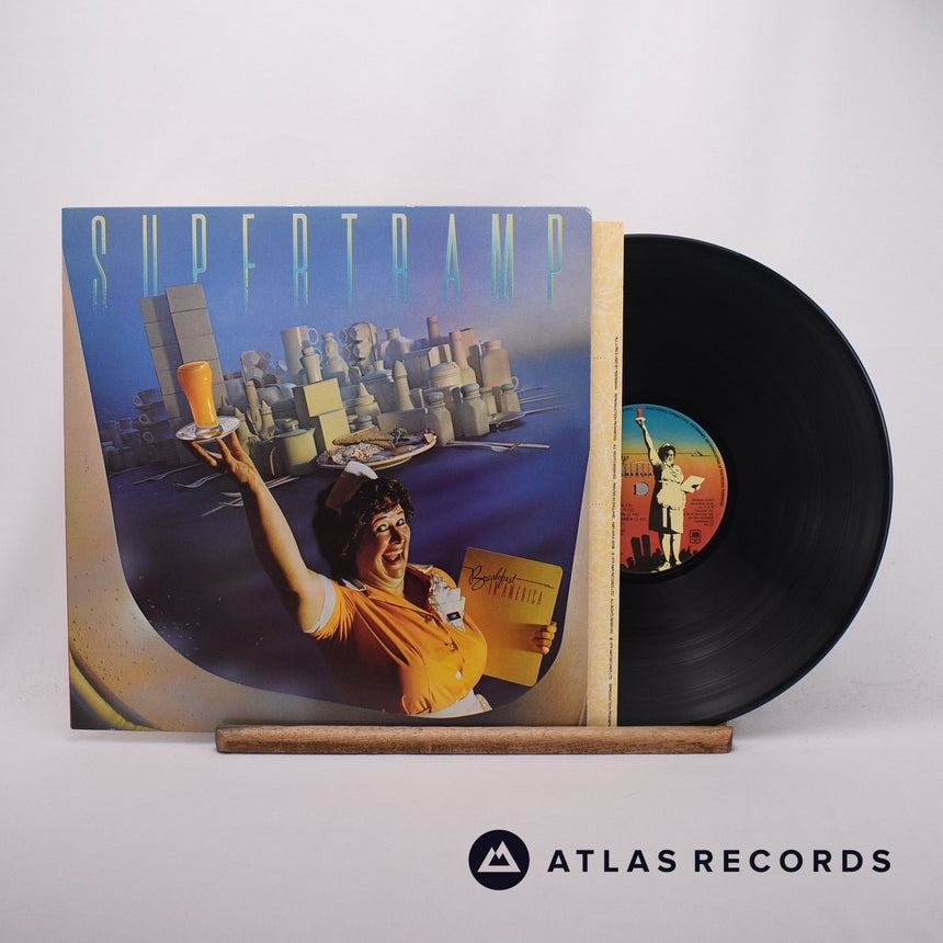 Supertramp Breakfast In America LP Vinyl Record - Front Cover & Record