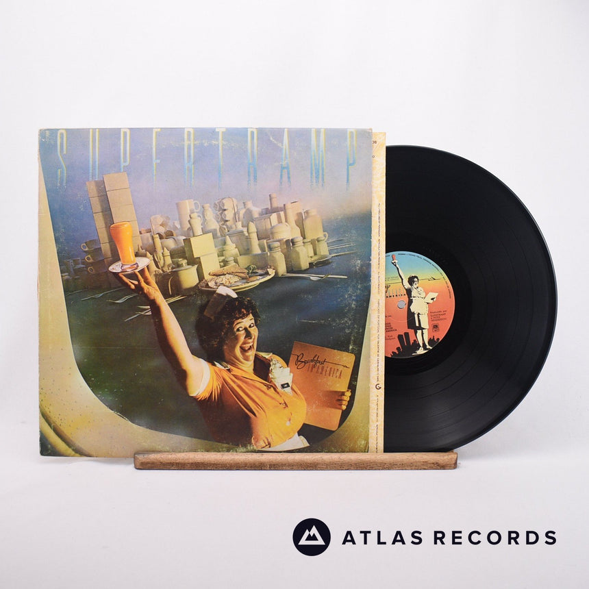 Supertramp Breakfast In America LP Vinyl Record - Front Cover & Record