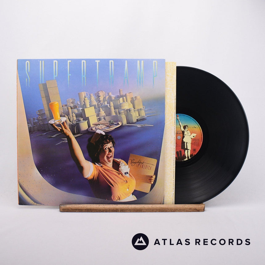 Supertramp Breakfast In America LP Vinyl Record - Front Cover & Record