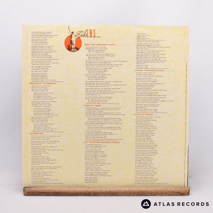 Supertramp - Breakfast In America - LP Vinyl Record - EX/EX