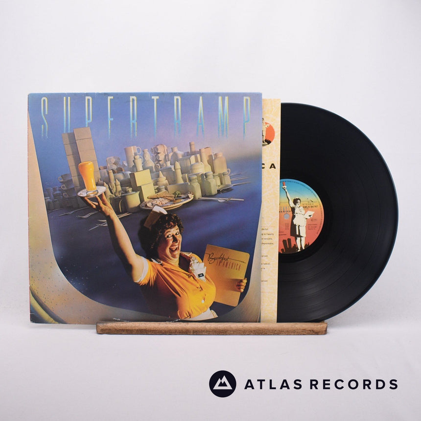 Supertramp Breakfast in America LP Vinyl Record - Front Cover & Record