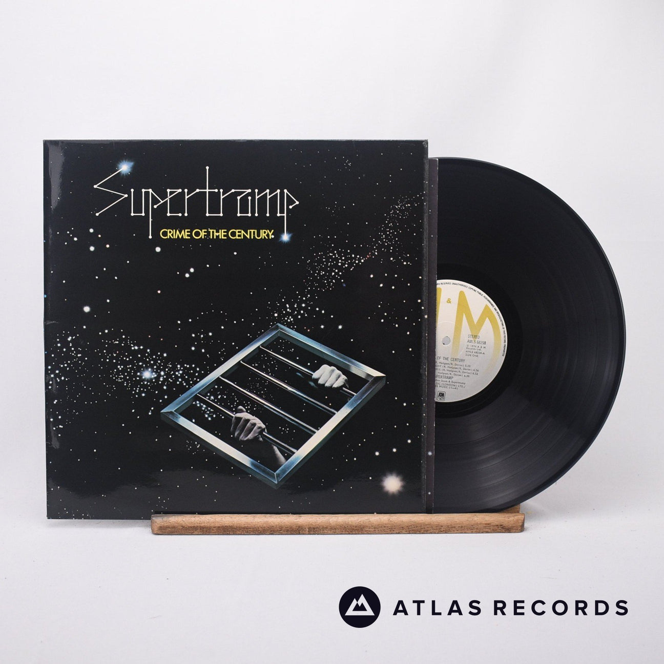 Supertramp Crime Of The Century LP Vinyl Record - Front Cover & Record