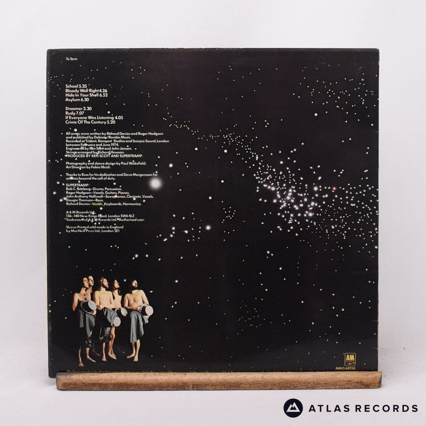 Supertramp - Crime Of The Century - LP Vinyl Record - VG+/VG