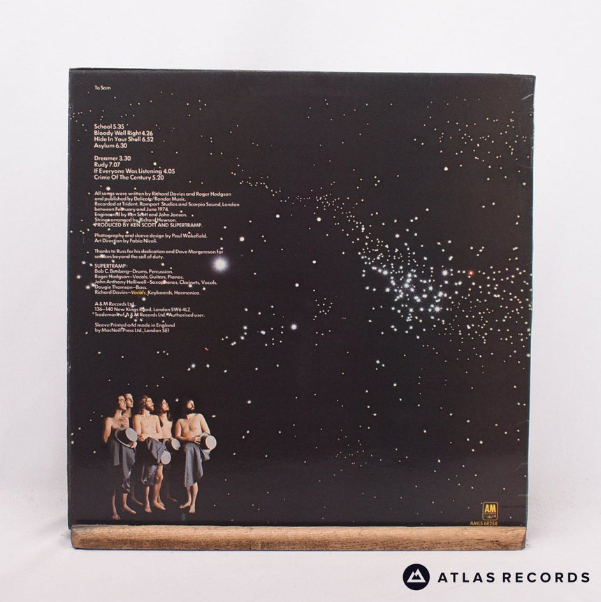 Supertramp - Crime Of The Century - Lyric Sheet A5 B5 LP Vinyl Record - EX/EX