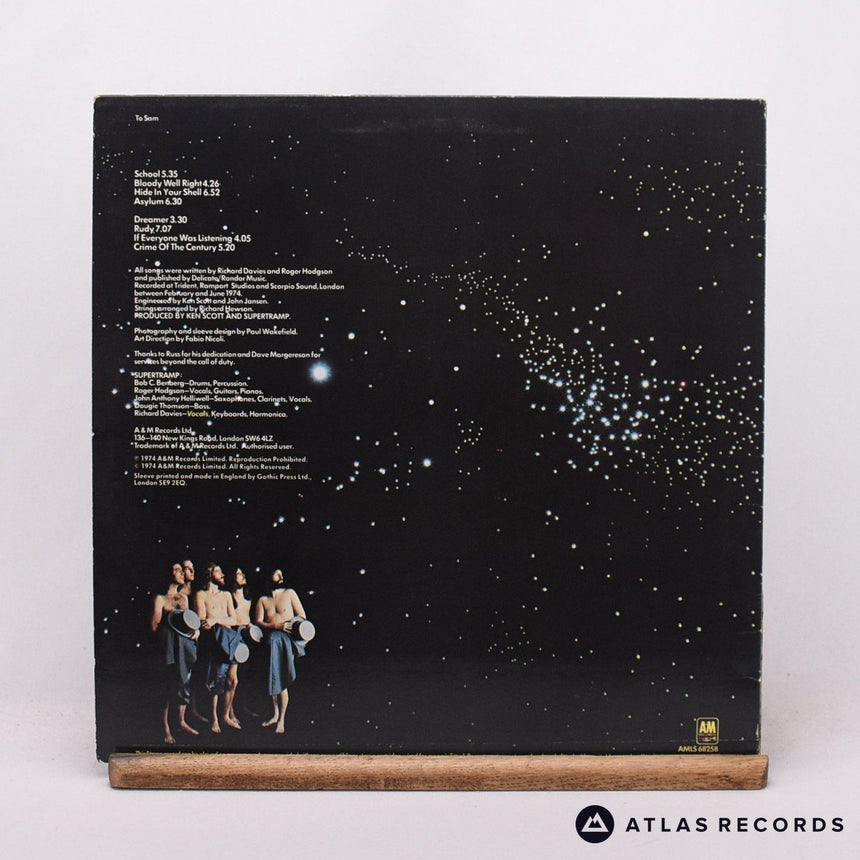 Supertramp - Crime Of The Century - Repress LP Vinyl Record - EX/EX