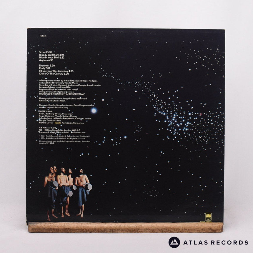 Supertramp - Crime Of The Century - Reissue Lyric Sheet LP Vinyl Record - EX/EX