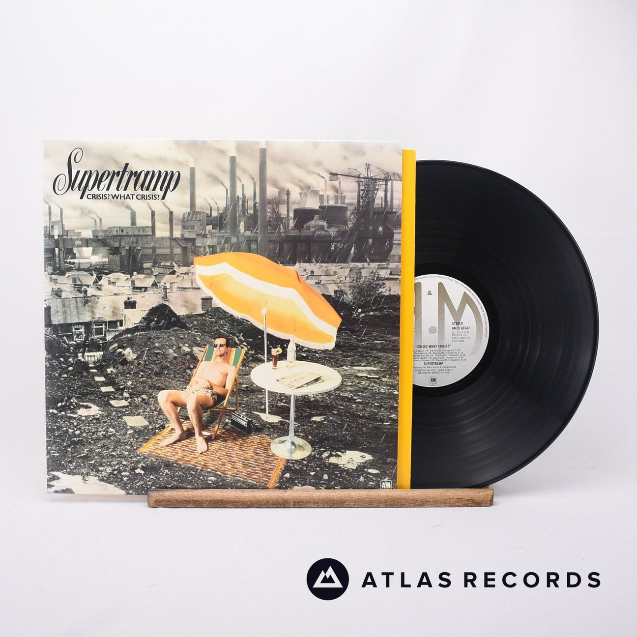 Supertramp Crisis? What Crisis? LP Vinyl Record - Front Cover & Record