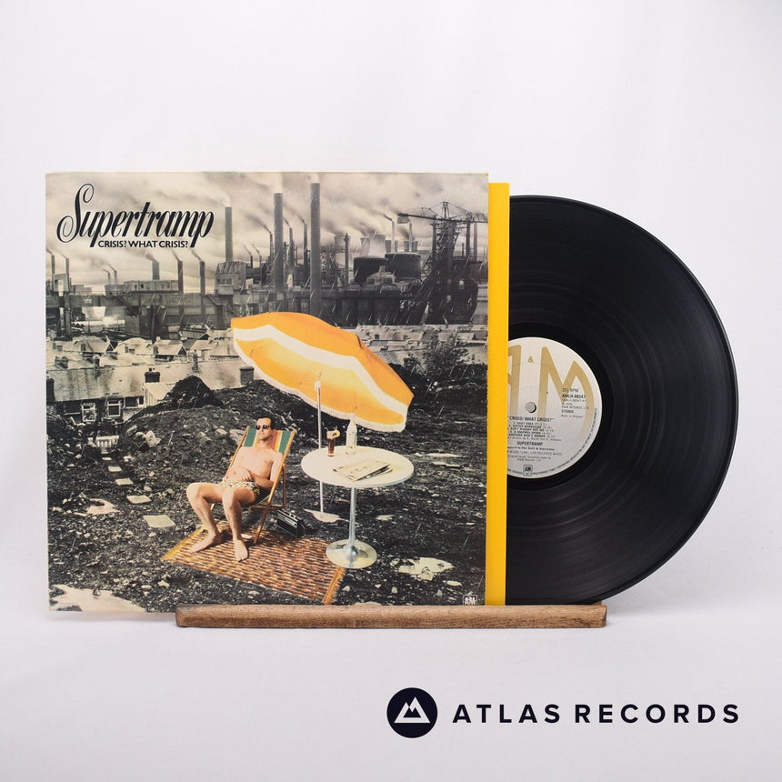 Supertramp Crisis? What Crisis? LP Vinyl Record - Front Cover & Record