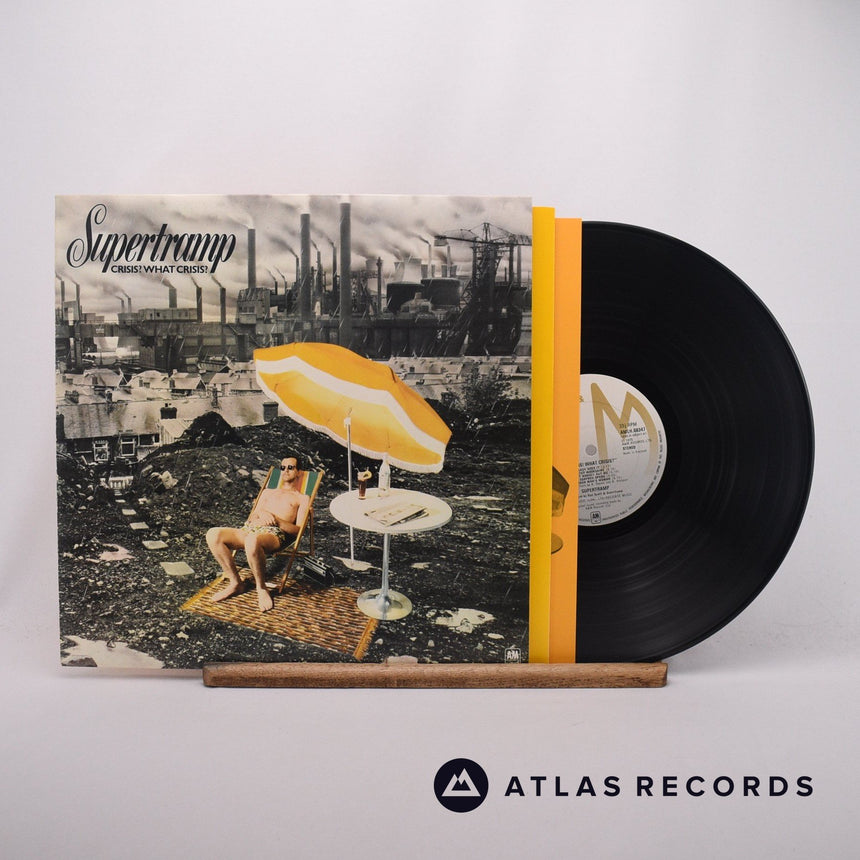 Supertramp Crisis? What Crisis? LP Vinyl Record - Front Cover & Record