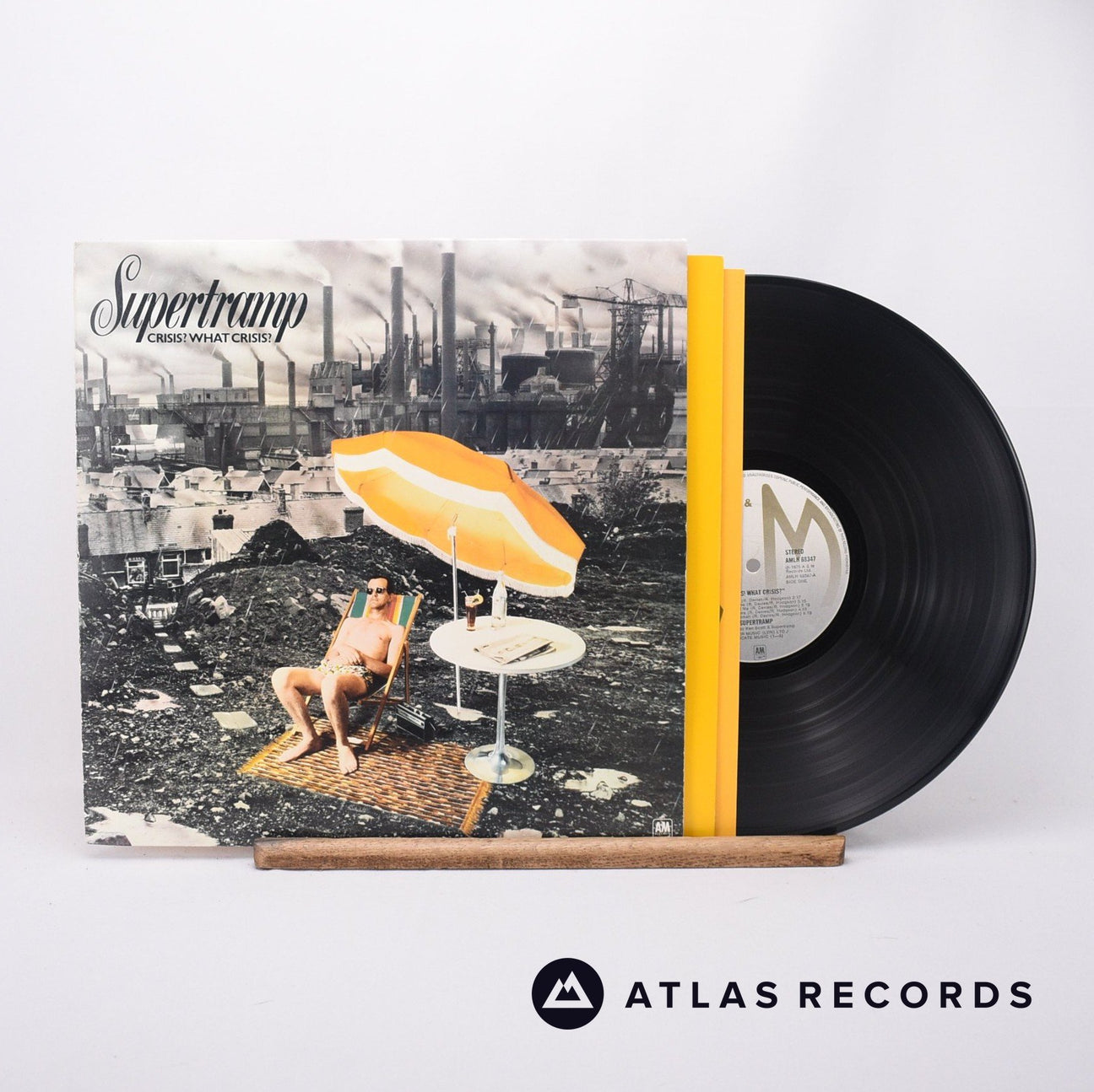 Supertramp Crisis? What Crisis? LP Vinyl Record - Front Cover & Record