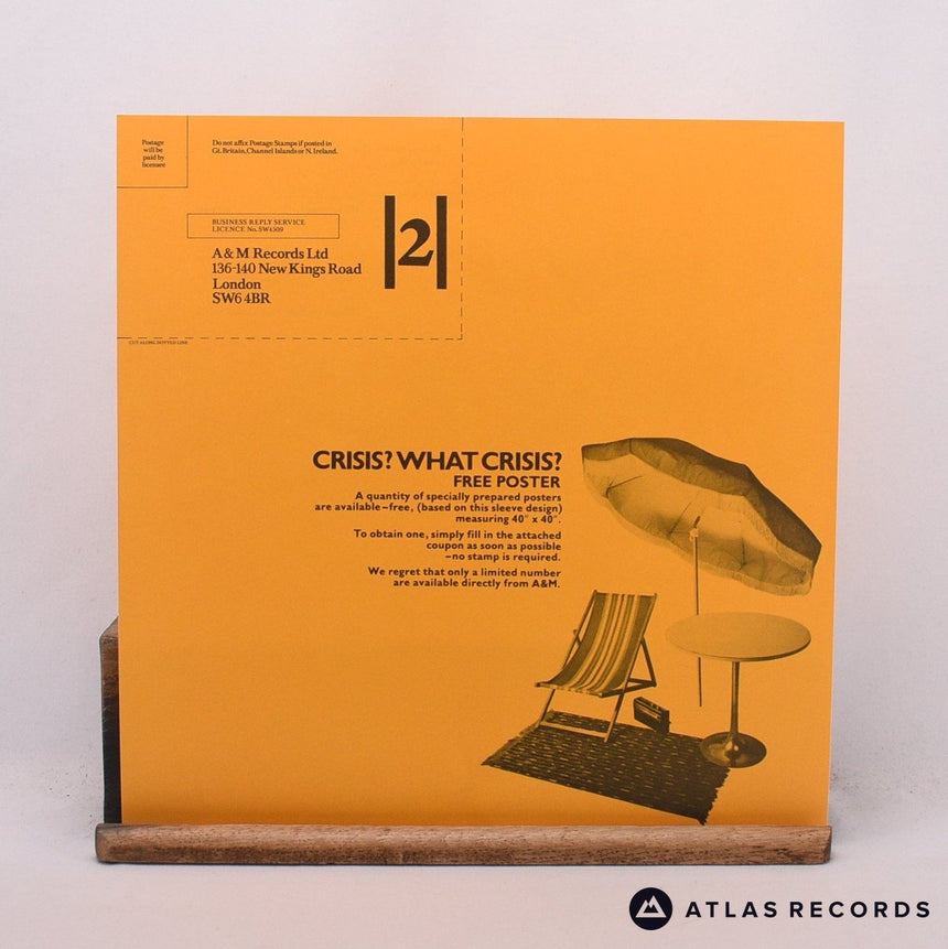 Supertramp - Crisis? What Crisis? - Insert LP Vinyl Record - EX/EX
