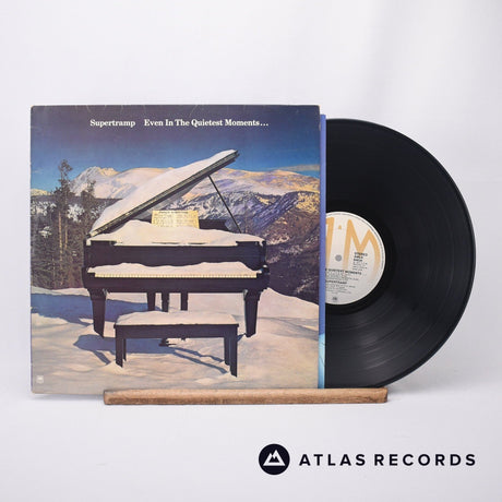 Supertramp Even In The Quietest Moments... LP Vinyl Record - Front Cover & Record