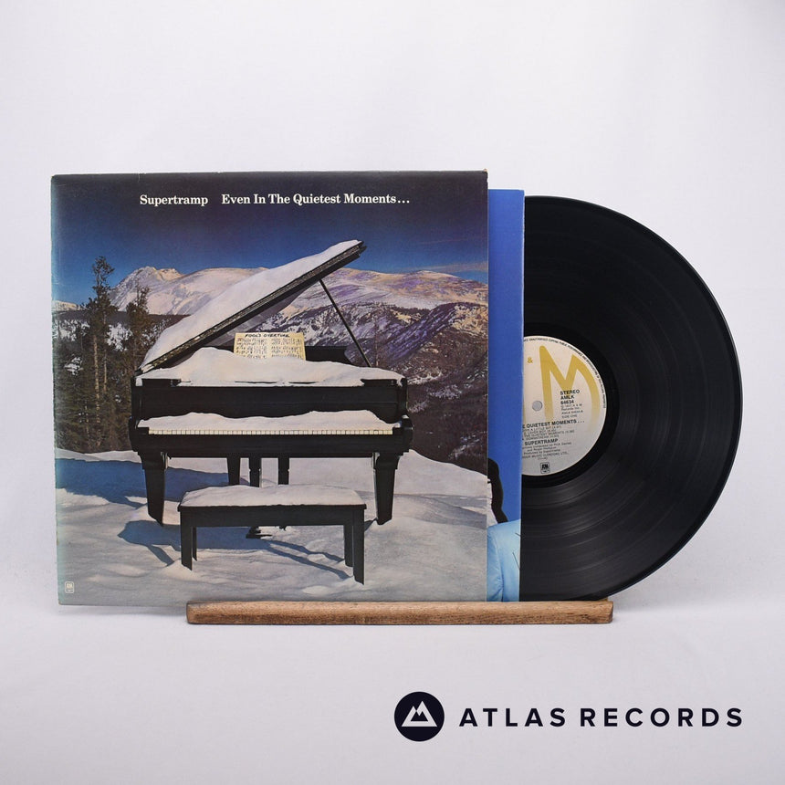 Supertramp Even In The Quietest Moments... LP Vinyl Record - Front Cover & Record