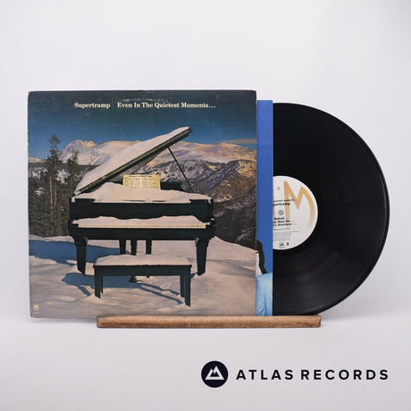 Supertramp Even In The Quietest Moments... LP Vinyl Record - Front Cover & Record
