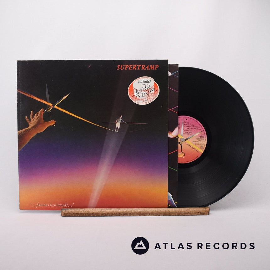 Supertramp "...Famous Last Words..." LP Vinyl Record - Front Cover & Record