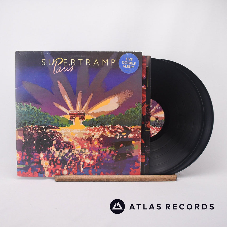 Supertramp Paris 2 x LP Vinyl Record - Front Cover & Record