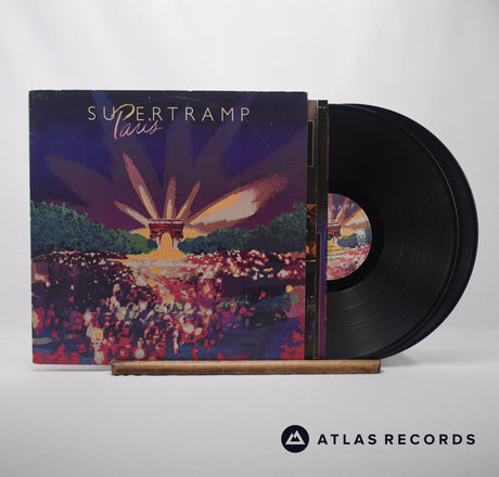 Supertramp Paris Double LP Vinyl Record - Front Cover & Record