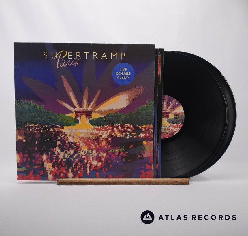 Supertramp Paris Double LP Vinyl Record - Front Cover & Record