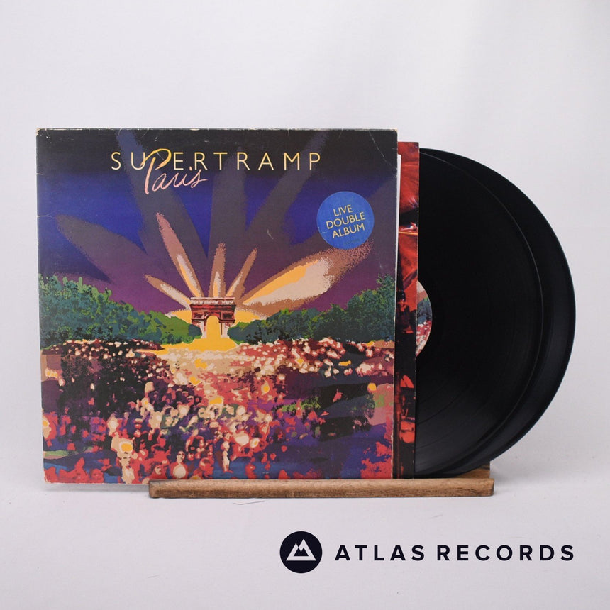Supertramp Paris 2 x LP Vinyl Record - Front Cover & Record