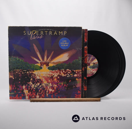 Supertramp Paris Double LP Vinyl Record - Front Cover & Record