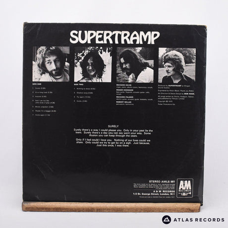 Supertramp - Supertramp - Repress LP Vinyl Record - VG+/VG