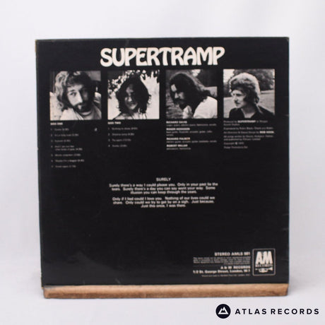 Supertramp - Supertramp - Repress LP Vinyl Record - VG+/VG+