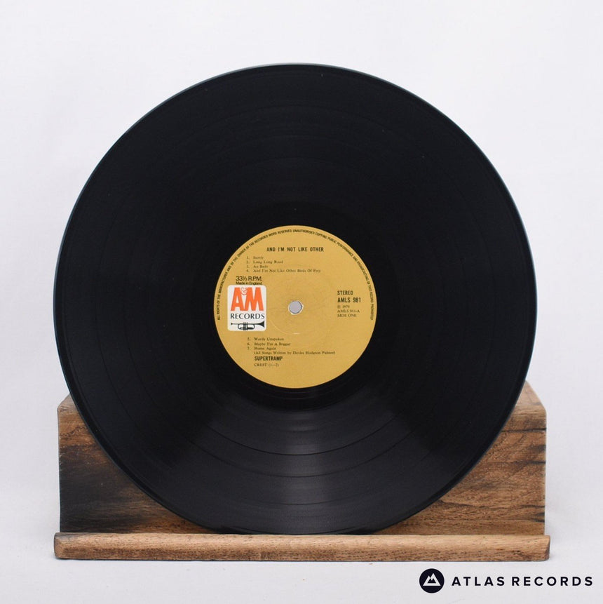 Supertramp - Supertramp - Repress LP Vinyl Record - VG+/VG
