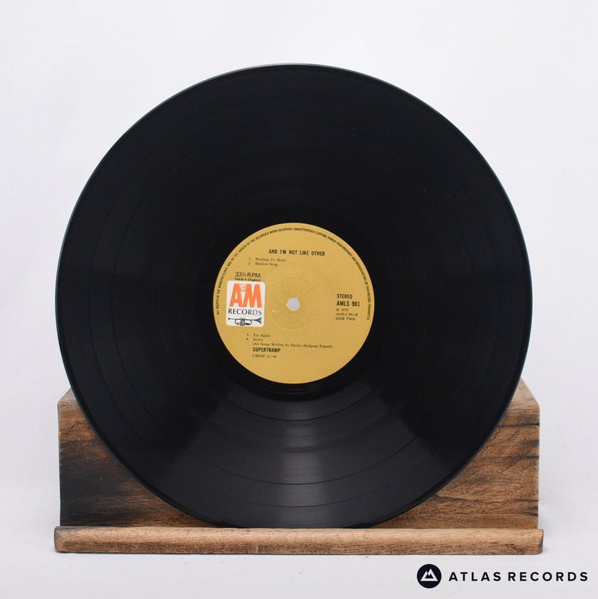 Supertramp - Supertramp - Repress LP Vinyl Record - VG+/VG