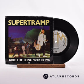 Supertramp Take The Long Way Home 7" Vinyl Record - Front Cover & Record