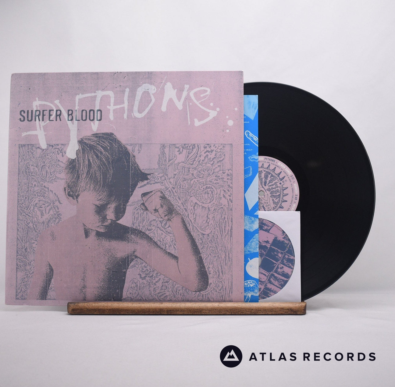 Surfer Blood Pythons LP + CD Vinyl Record - Front Cover & Record