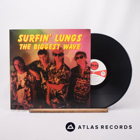 Surfin' Lungs The Biggest Wave LP Vinyl Record - Front Cover & Record