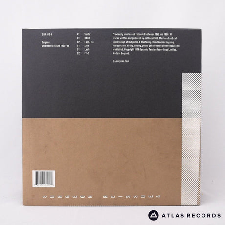 Surgeon - Unreleased Tracks 1995-96 - 2 x 12" Vinyl Record - NM/NM