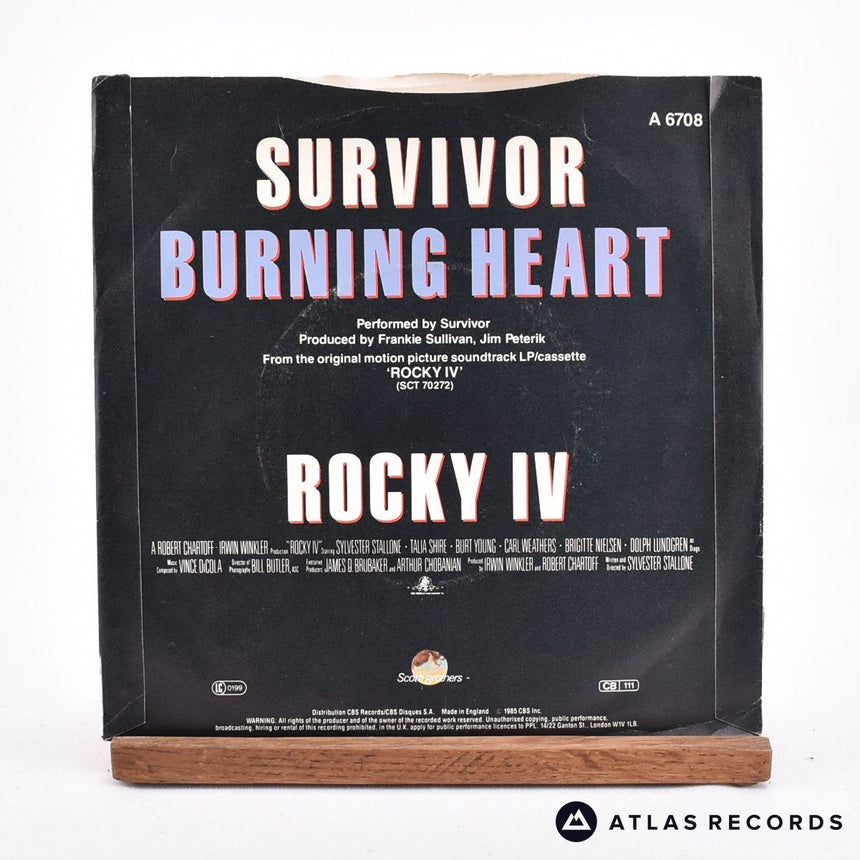 Survivor - Burning Heart - 7" Vinyl Record - VG+/EX