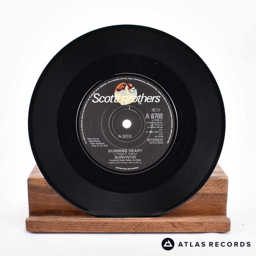 Survivor - Burning Heart - 7" Vinyl Record - VG+/EX