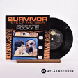 Survivor Eye Of The Tiger 7" Vinyl Record - Front Cover & Record
