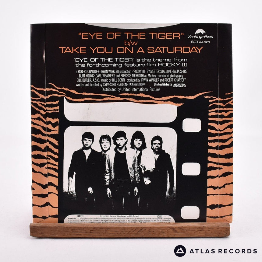 Survivor - Eye Of The Tiger - 7" Vinyl Record - EX/EX