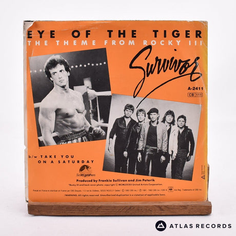 Survivor - Eye Of The Tiger - 7" Vinyl Record - VG+/VG+