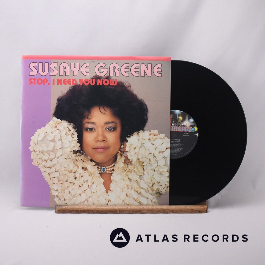 Susaye Greene Stop, I Need You Now 12" Vinyl Record - Front Cover & Record