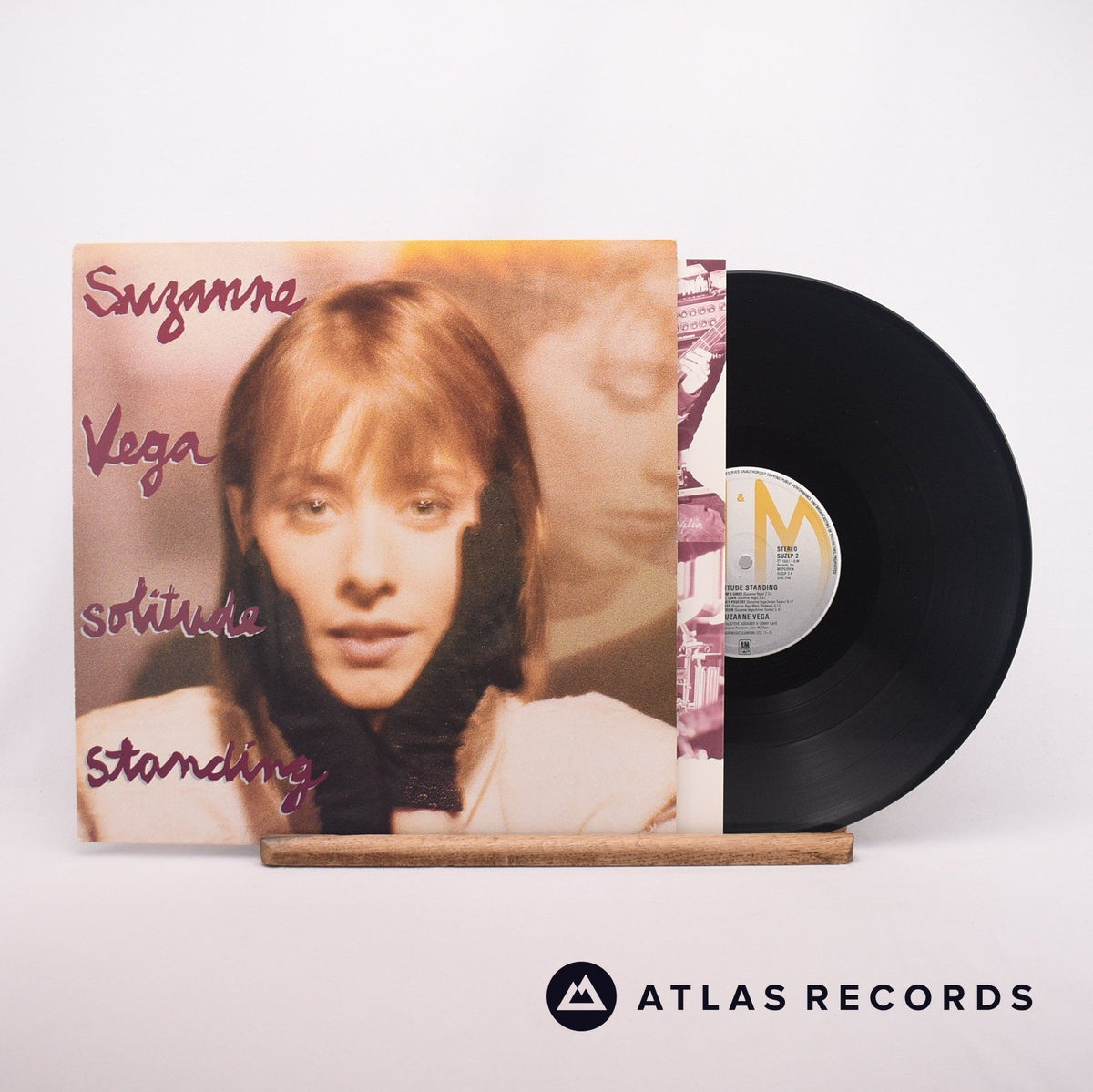 Suzanne Vega Solitude Standing LP Vinyl Record - Front Cover & Record