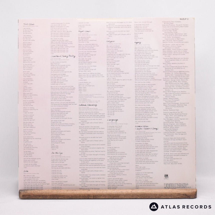 Suzanne Vega - Solitude Standing - LP Vinyl Record - VG+/VG+