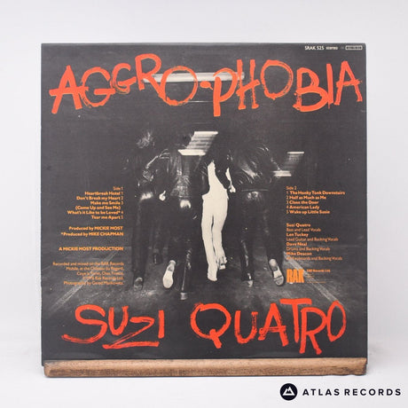 Suzi Quatro - Aggro-Phobia - A-2 B-2 LP Vinyl Record - EX/EX