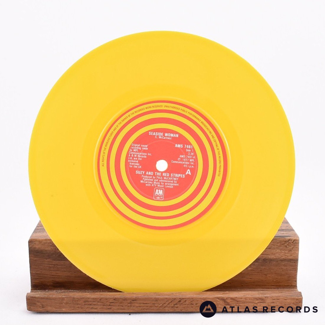 Suzy And The Red Stripes Seaside Woman 7" Vinyl Record - In Sleeve