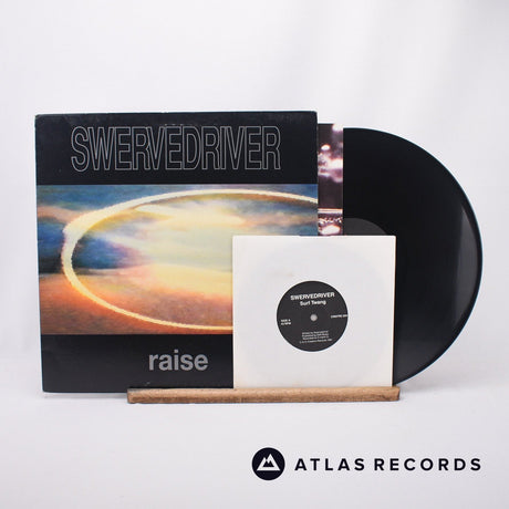 Swervedriver Raise LP Vinyl Record - Front Cover & Record